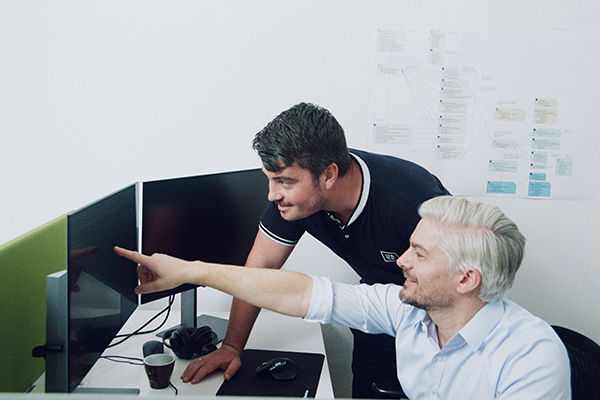 Developer bei der Arbeit