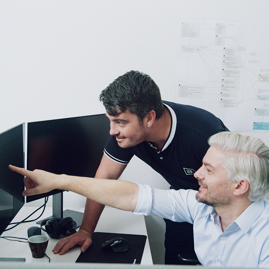 Developer bei der Arbeit